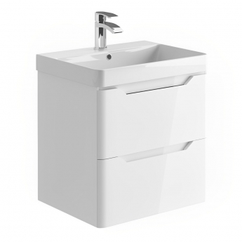 Orbit Ella 600mm 2-Drawer Wall Hung Vanity Unit
