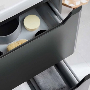 Orbit Ella 800mm 2-Drawer Wall Hung Vanity Unit