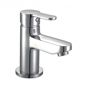 Orbit Endo Mono Basin Mixer Tap with Push Button Waste - Chrome