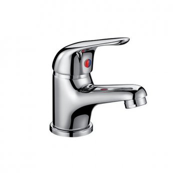 Orbit Entry Mono Basin Mixer Tap with Push Button Waste 35mm - Chrome
