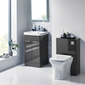 Orbit Eve 600mm 2-Door Floor Standing Vanity Unit