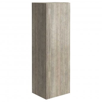 Orbit Illumo Wall Hung Tall Boy Storage Unit 300mm Wide - Grey Oak