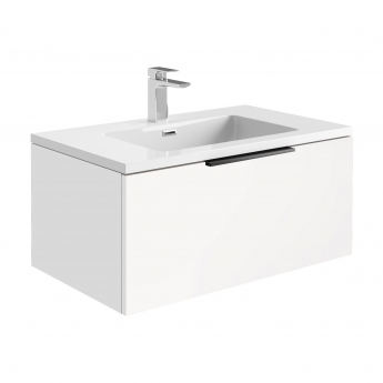 Orbit Illumo 800mm 1-Drawer Wall Hung Vanity Unit