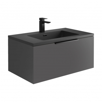 Orbit Illumo 800mm 1-Drawer Wall Hung Vanity Unit