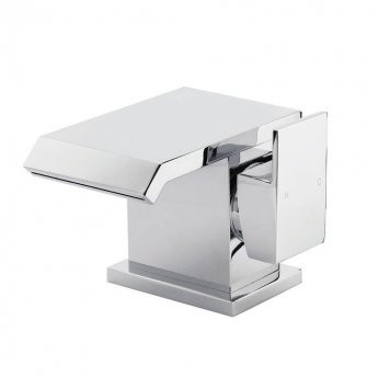Orbit Kano Mono Basin Mixer Tap with Push Button Waste - Chrome