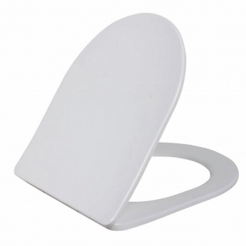 Orbit Life Fully Back to Wall Close Coupled Rimless Toilet Push Button Cistern - Soft Close Seat