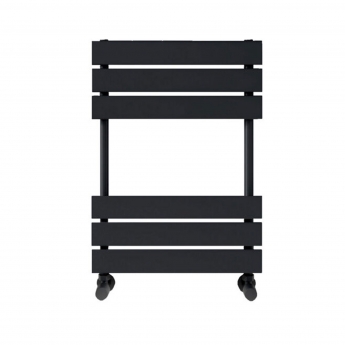 Orbit Life Black Flat Panel Designer Heated Towel Rail