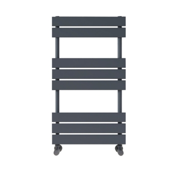 Orbit Life Flat Panel Heated Towel Rail 800mm H x 450mm W - Anthracite | Product Image