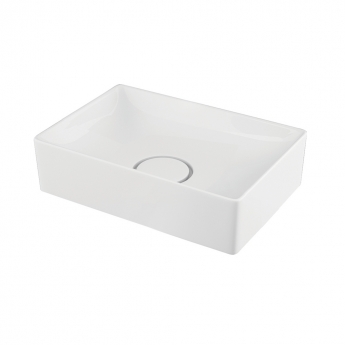 Orbit Linea Curve 1-Drawer Wall Hung Vanity Unit and Worktop with Basin 900mm Wide - Sonoma Oak