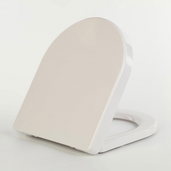 Orbit Luxury Wrap Over Heavyweight Quick Release Soft Close Toilet Seat and Cover with Top Fix - White