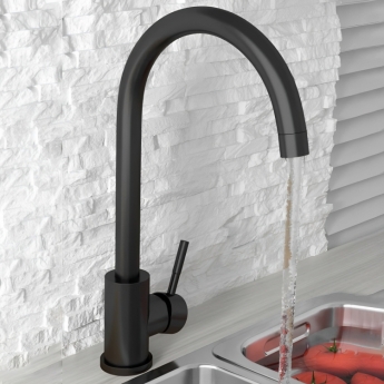 Orbit Manhattan Kitchen Sink Mixer Tap - Black