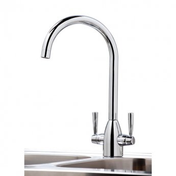 Orbit Marlo Kitchen Sink Mixer Tap Dual Handle - Chrome