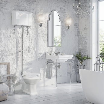 Orbit Harrogate Basin with Washstand 600mm Wide - 1 Tap Hole