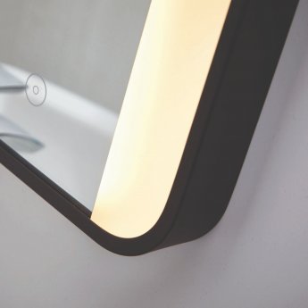 Orbit Mono Soft Square Colour Changing Bathroom Mirror with Demister Pad 700mm H x 500mm W