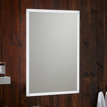 Orbit Mosca LED Bluetooth Bathroom Mirror with Demister Pad and Shaver Shocket 700mm H x 500mm W