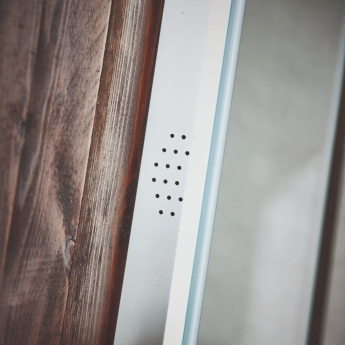 Orbit Mosca LED Bluetooth Bathroom Mirror with Demister Pad and Shaver Shocket 700mm H x 500mm W