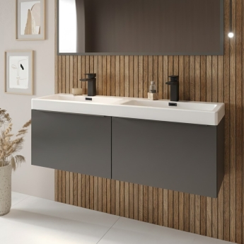 Orbit Muro 1200mm 2-Drawer Wall Hung Vanity Unit | Product Image