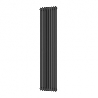 Orbit Noble 2-Column Designer Vertical Radiator 1800mm H x 425mm W - Anthracite | Product Image