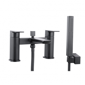 Orbit Muro Bath Shower Mixer Tap Pillar Mounted - Matt Black