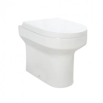 Orbit Omni Back To Wall Toilet Pan 520mm Projection - Wrapover Soft Close Seat