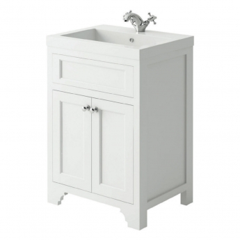 Orbit Harrogate Ripley Floor Standing 2-Door Vanity Unit with Basin 600mm Wide