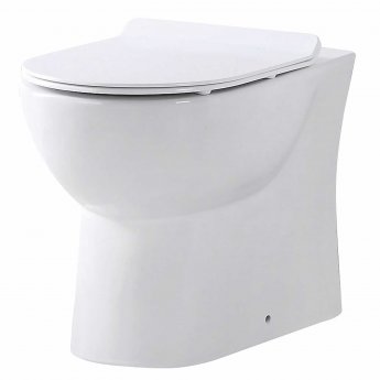 Orbit Riva Rimless Back to Wall Toilet Pan 510mm Projection - Excluding Seat