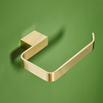 Orbit Roma Paper Holder - Brushed Brass