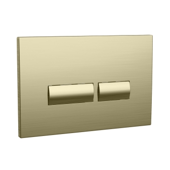 Orbit Square Dual Button Toilet Flush Plate | Product Image