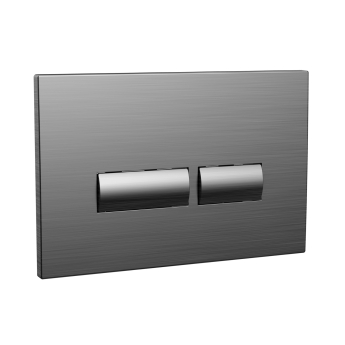Orbit Square Dual Button Toilet Flush Plate | Product Image