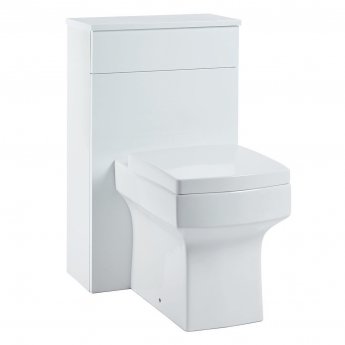 Orbit Supreme Back to Wall WC Toilet Unit 500mm Wide - Gloss White