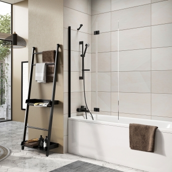 Orbit Thalia Outward Opening Bath Screen 900mm x 1500mm - 8mm Glass