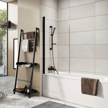 Orbit Thalia Single Panel Bath Screen 800mm x 1500mm - 8mm Glass