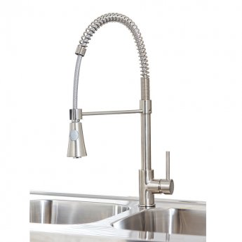 Orbit Tirare Kitchen Sink Mixer Tap - Brushed Nickel