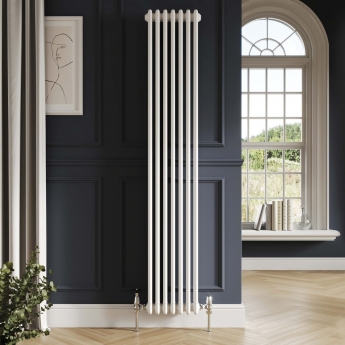 Orbit Noble Gloss White Vertical Column Radiator