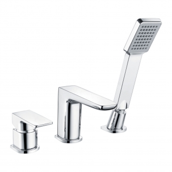 Orbit Muro 3-Hole Bath Shower Mixer Tap Deck Mounted - Chrome | Product Image