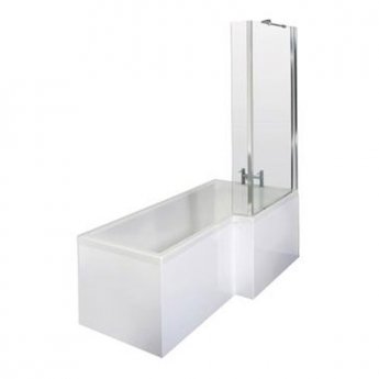 Bliss Complete Bathroom Suite with 1700mm x 850mm RH L-Shaped Shower Bath