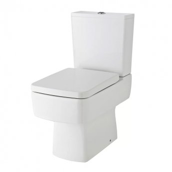 Bliss Complete Bathroom Suite with 1700mm RH L-Shaped Shower Bath and Close Coupled Toilet