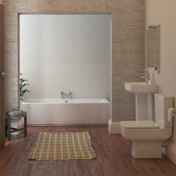 Bliss Modern Complete Bathroom Suite with Double Ended 1800mm X 800mm Bath