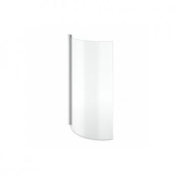 Eclipse Complete Bathroom Suite Pack with 1700mm P-shaped Shower Bath - Left Handed