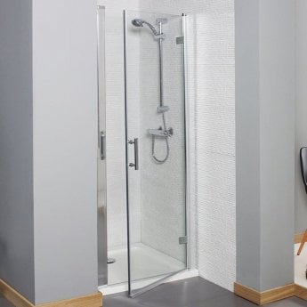 Trim Bathroom En-Suite with Hinged Shower Door - 800mm Wide
