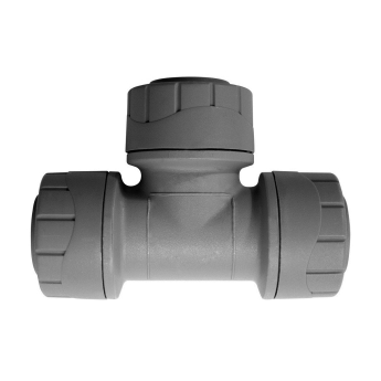 Polypipe Polyplumb Equal Tee 15mm Push Fit (Pack of 10) | Product Image