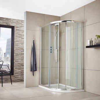 Premier Apex Rh Offset Quadrant Shower Enclosure 1200 X 900