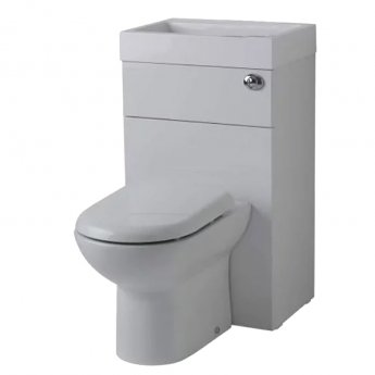 Nuie Athena Toilet and Basin Combination Unit - Soft Close Seat