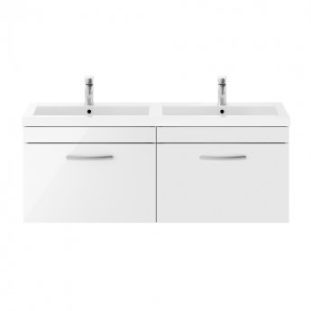 1200mm Wall Hung Cabinet /& Double Basin Premier