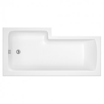 Nuie Freya Complete Furniture Suite with Vanity Unit and L-Shaped Shower Bath 1700mm RH