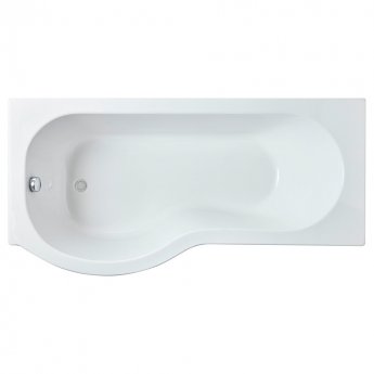 Nuie Freya Complete Furniture Suite with 600mm Vanity Unit and P-Shaped Shower Bath 1700mm LH