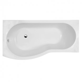 Nuie Mayford Complete Furniture Bathroom Suite with B-Shaped Shower Bath 1700mm - Left Handed