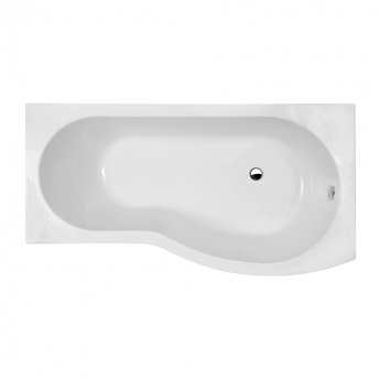 Nuie Ava Complete Bathroom Suite with B-Shaped Shower Bath 1700mm - Right Handed