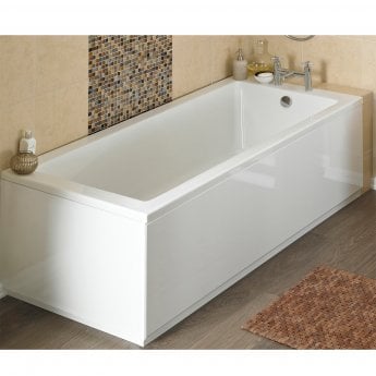 Nuie MDF Bath Front Panel and Plinth 560mm H x 1600mm W - Gloss White