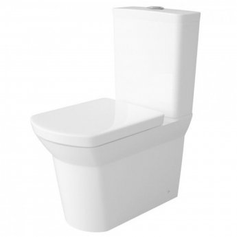 Nuie Clara Bathroom Suite Close Coupled Toilet and Basin 650mm - 1 Tap Hole